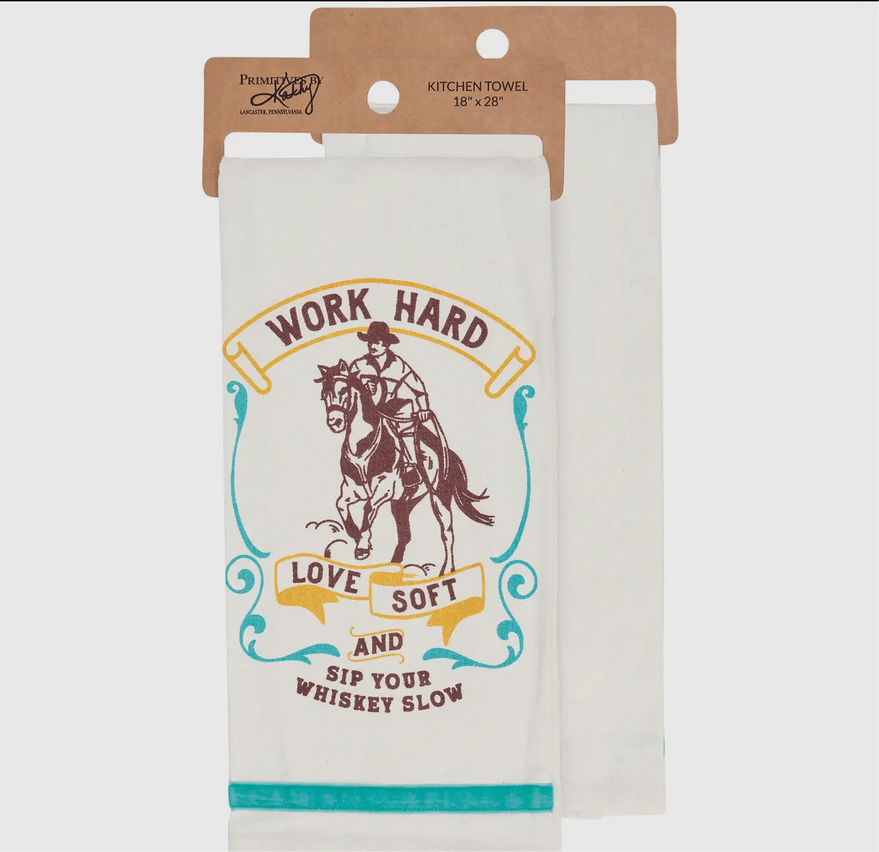 Work hard towel
