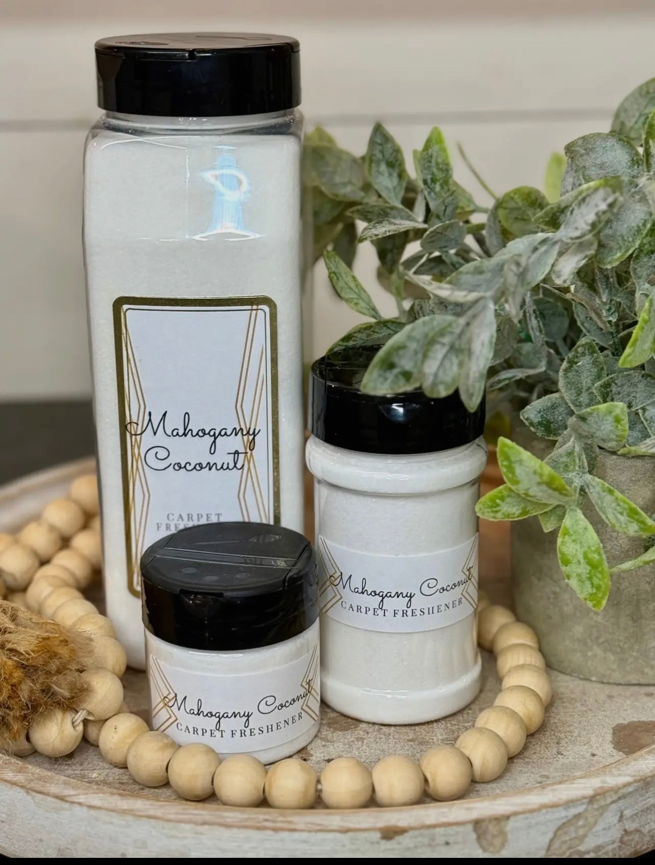 Mahogany coconut carpet freshener