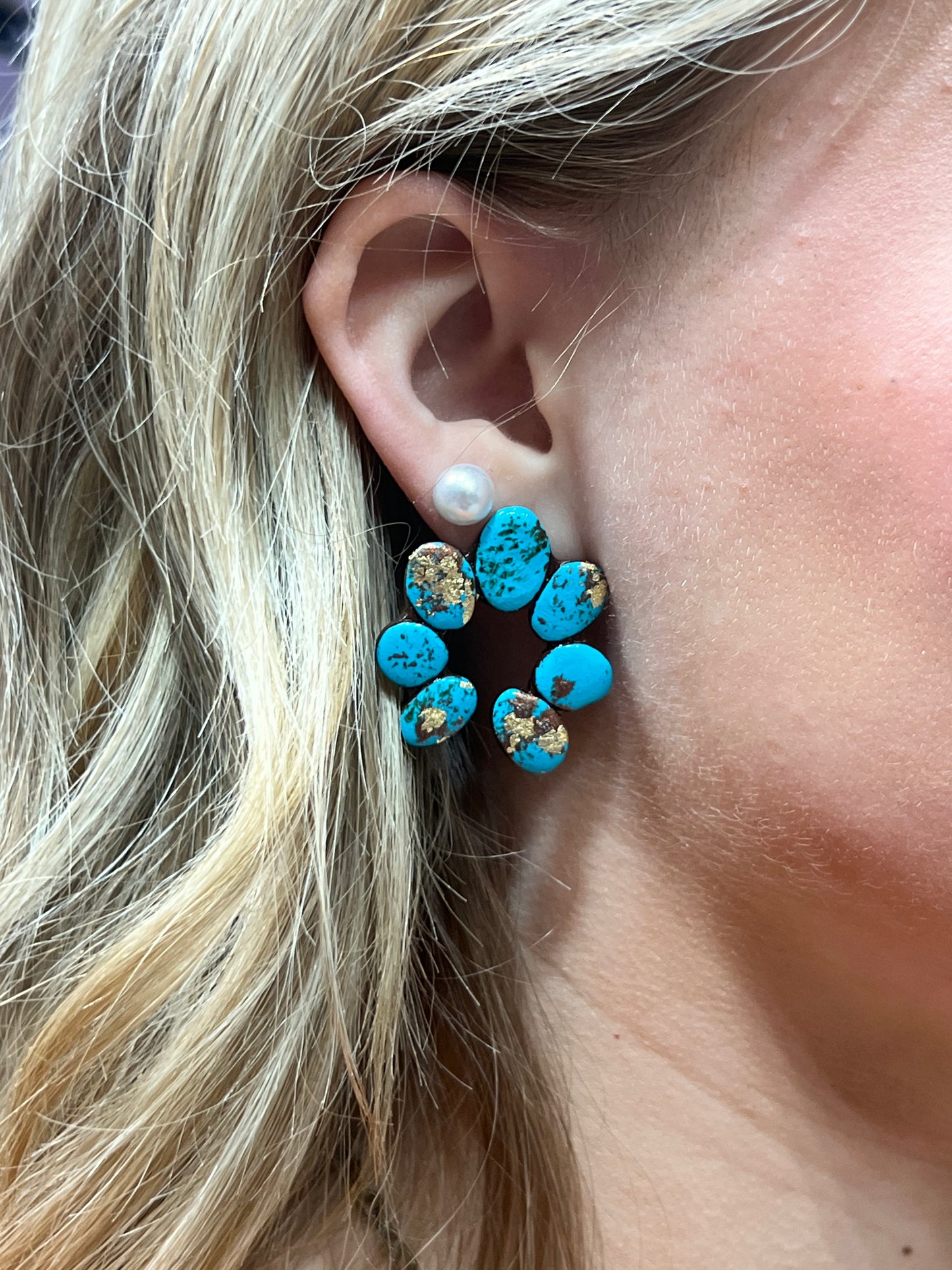 Squash blossom earrings