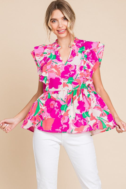 Printed baby doll
