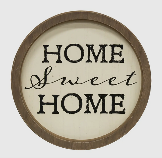 Home sweet home sign