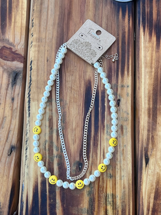 Smiley necklace
