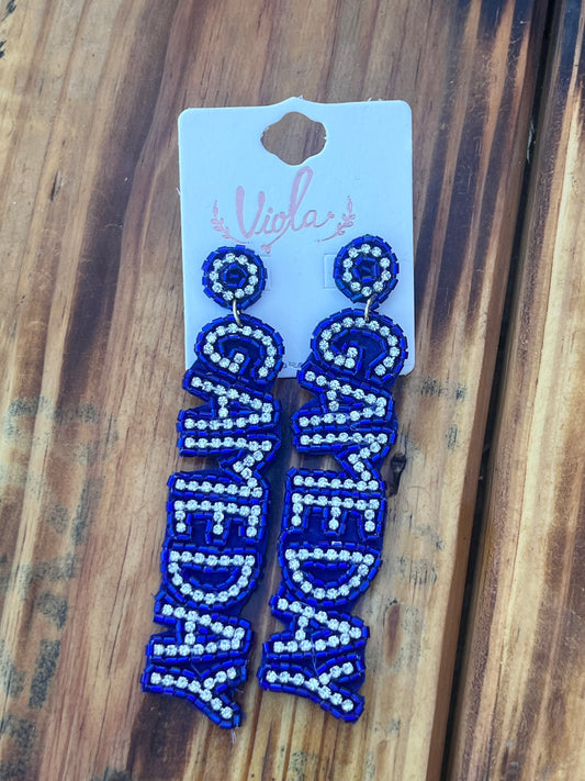 Game day earrings