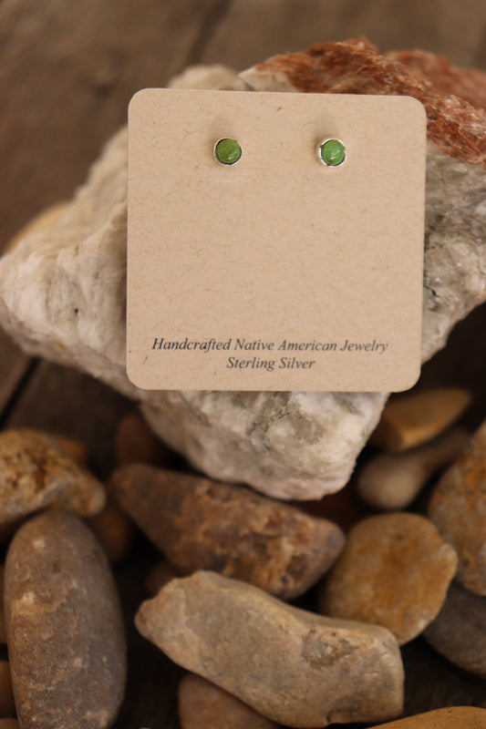 Green Turq studs