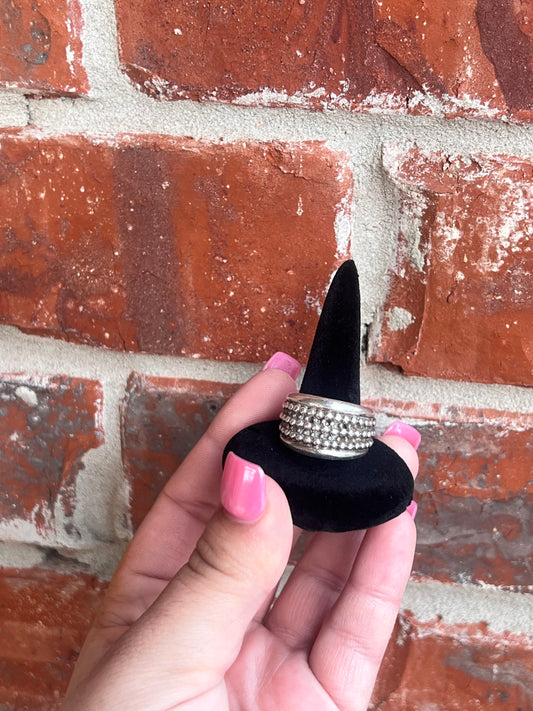 Size 8 1/2 silver ring