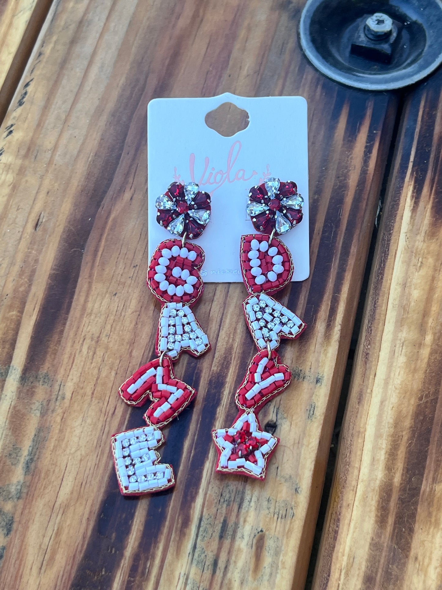 Game day earrings