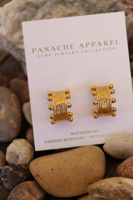 Gold chunky hoops