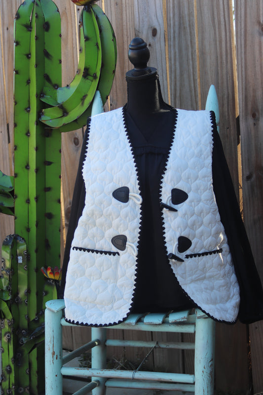 Vintage vibes vest