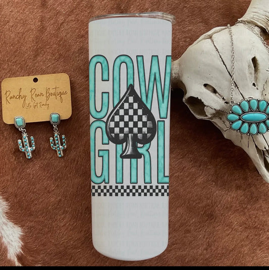 Cowgirl 20oz tumbler