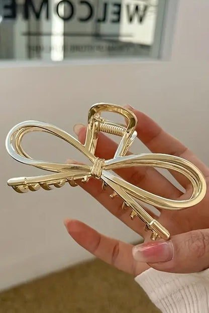 Gold bow clip