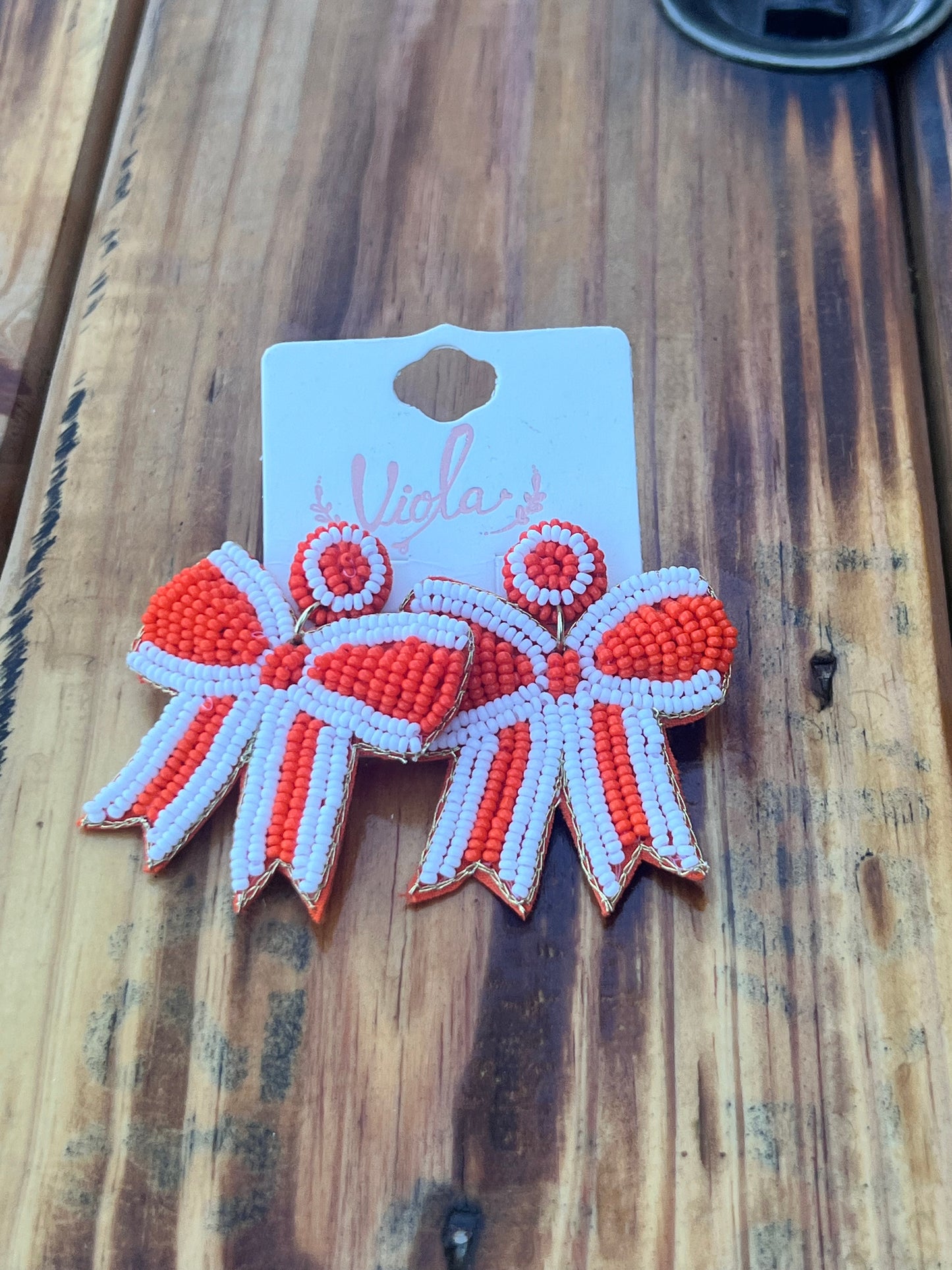 Orange bows