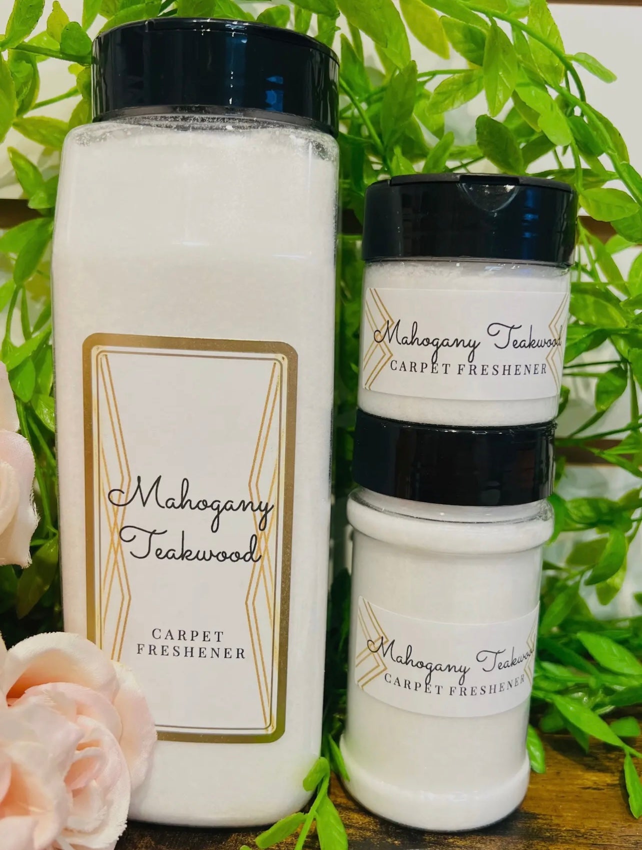 Mahogany teakwood carpet freshener