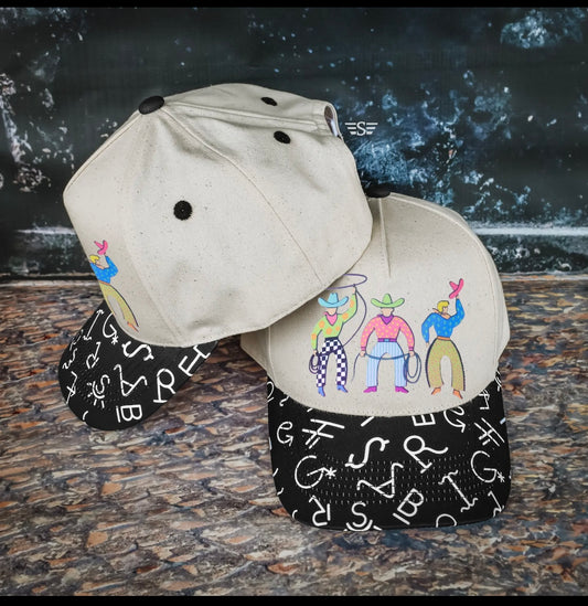 Neon cowboy trucker