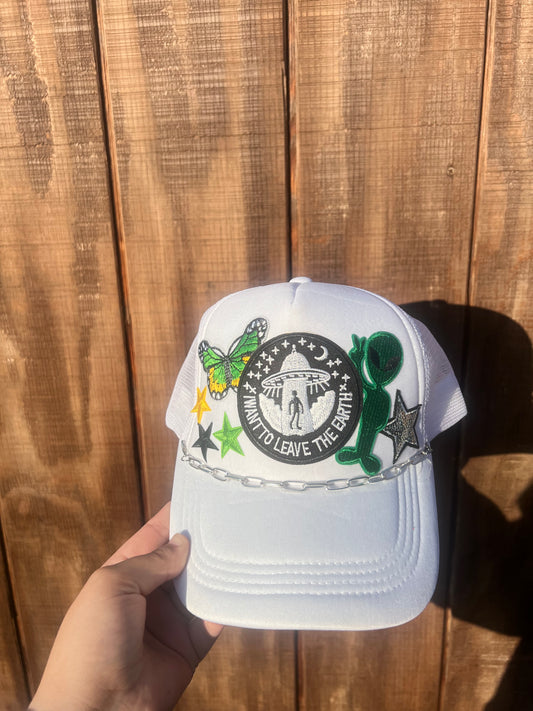 out of this world trucker hat