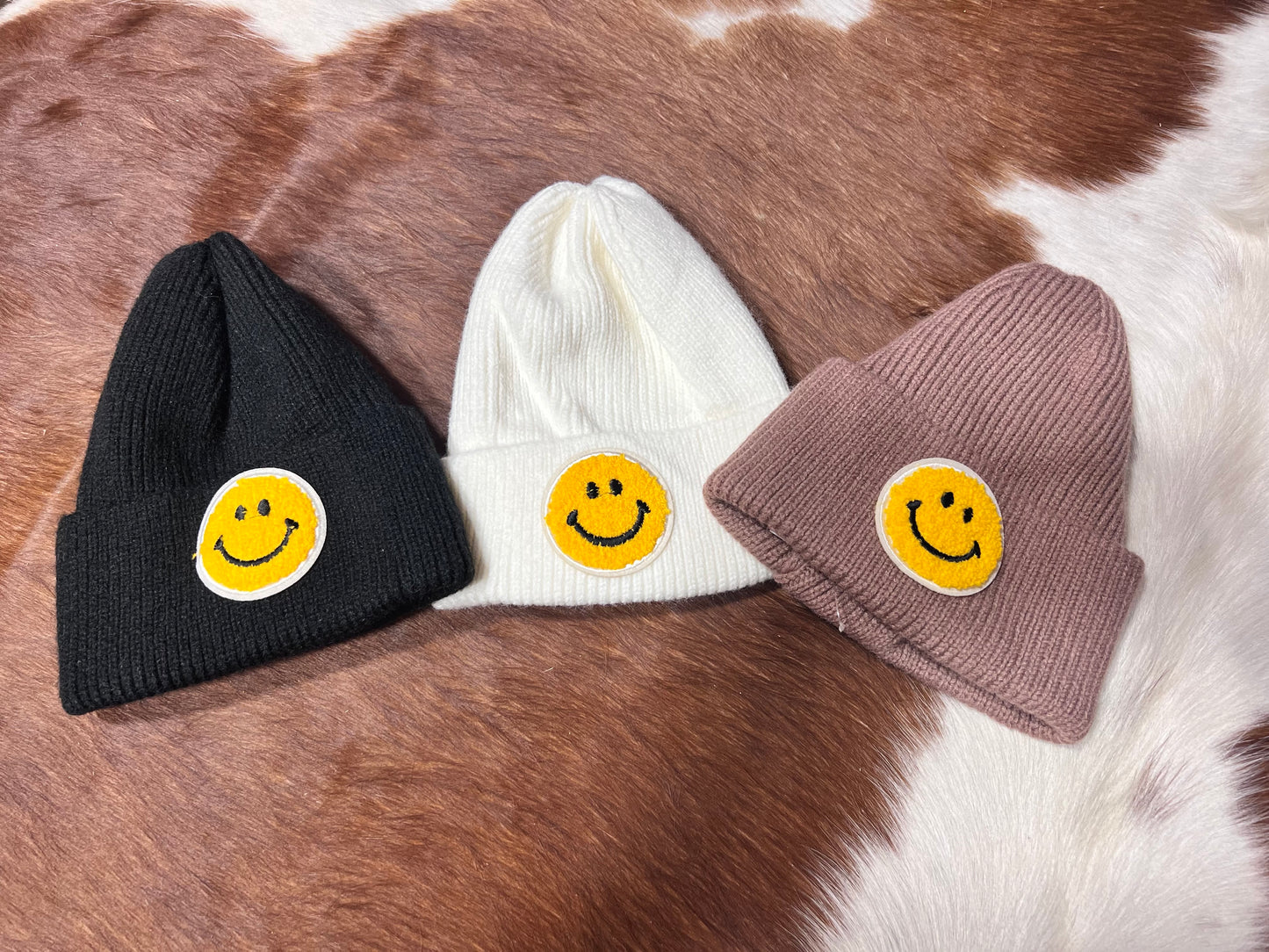 smiley beanies