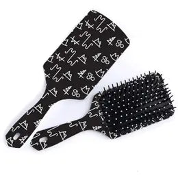 black brand hair brush