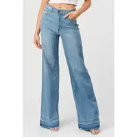 light wash flare jeans